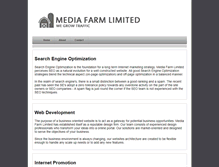 Tablet Screenshot of mediafarmlimited.com